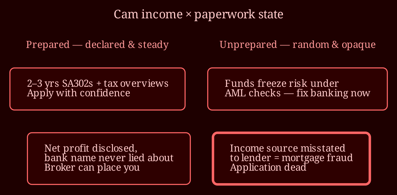 Decision / state matrix
