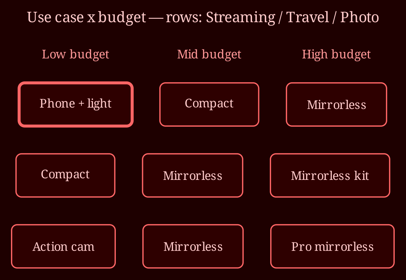 Decision / state matrix